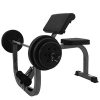 Roman Chair Weight Bench,Max Load 330Lbs Olympic Weight