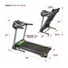 Fitness Avenue Treadmill with Manual Incline and Bluetooth Speakers