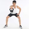 YSHCA Kettlebell Weights Cast Iron, Vinyl Coated Exercise Kettlebell