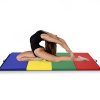 4'x8'x2 Gymnastics Mat Folding PU Panel Gym Fitness Exercise