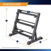 Dumbbell Rack Multilevel Weight Storage Organizer for Home