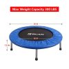 BCAN 38" Foldable Mini Trampoline, Fitness Trampoline