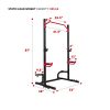 Sunny Health & Fitness Power Zone Squat Stand Rack Power Cage