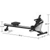 ATIVAFIT Health & Fitness Magnetic Rowing Machine