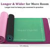 Heathyoga Eco Friendly Non Slip Yoga Mat, Body Alignment System