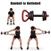 PINROYAL Adjustable Kettlebell Handle for Plates Weights