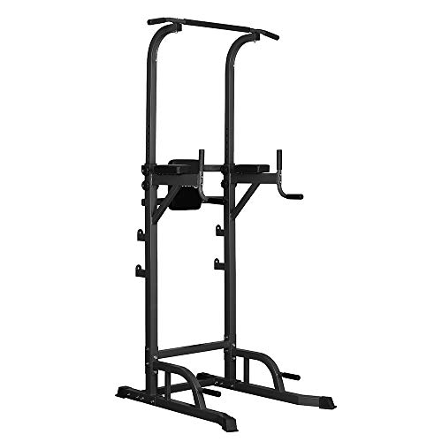 PUPZO Pull Up Bars Power Tower Workout Dip Stands