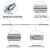 5/6/7 FT Olympic Barbell Weight Bar,Solid Iron Workout Bar Barbell