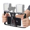 Zeadio Smartphone Video Rig, Phone Movies Mount Handle Grip Stabilizer