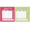 Fitness Planner | 8x8" Daily Workout Books | Gym Workout Planner
