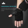 BEACE Weight Lifting Gym Gloves with Breathable Leather Palm