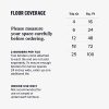 Velotas 3/8 Inch Thick Interlocking Rubber Personal Fitness Mat