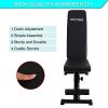 GOFLYSHINE Flat Bench Adjustable Weight Bench for Home Exercise