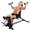 Smugglewhite Adjustable Sit Up A B Incline ABS Bench Flat