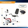 Marcy Recumbent Exercise Bike with Magnetic Resistance and Pulse Sensor