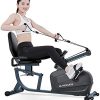 MaxKare Recumbent Exercise Bike Stationary Magnetic Indoor