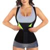 Rolewpy Women Neoprene Waist Trainer Corset Sweat Vest