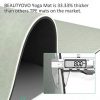Yoga Mat with Strap, 1/3 Inch Extra Thick Yoga Mat Double-sided Non Slip