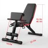 SUNUQ Adjustable Weight Bench Press, Foldable Workout Bench