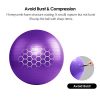 REEHUT Anti-Burst Core Exercise Ball w/Pump, Manual for Yoga