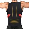 Amagogo Mens Neoprene Sauna Waist Cincher Slimmer Trainer