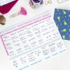 bloom daily planners Undated Health & Wellness Log Planning Pad