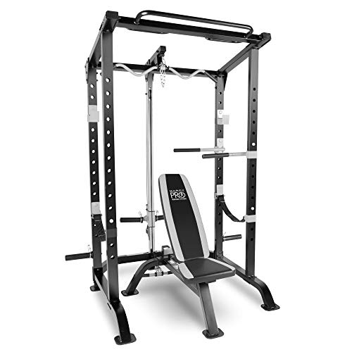 Marcy Pro Full Cage and Weight Bench Personal Home Gym