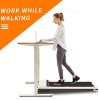 UMAY Portable Treadmill with Foldable Wheels, Under Desk Walking Pad