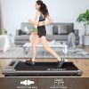 Motorised Treadmill, Under Desk Treadmill Portable Walking Running Pad