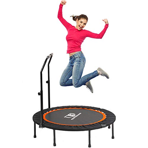 Outroad 40inch Foldable Mini Trampoline, Fitness Rebounder