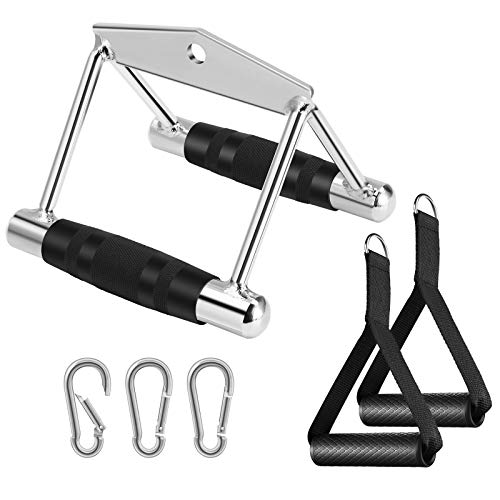 Ulalov Double D Handle Cable Attachment for Gym