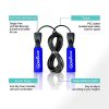 Get Fit Fast with Adjustable Steel Wire Jump Rope – Tangle-Free & Anti-Slip Handles