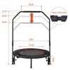 GARTIO 40" Exercise Trampoline, Portable & Foldable Mini Rebounder