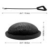 ATIVAFIT Half Ball Balance Trainer with Straps Yoga Balance Ball Anti Slip