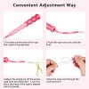 Zonon 3 Pieces Soft Beaded Jump Rope Adjustable Segment