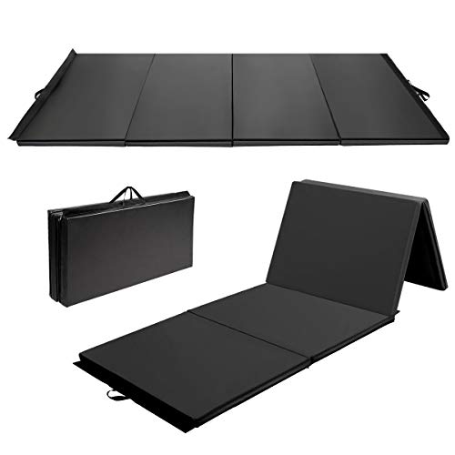 Giantex 4'x10'x2 Gymnastics Mat Folding Panel Thick