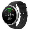 Polar Ignite Fitness GPS Watch Power Bundle (Black-Silver, Small)