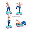Goplus 29'' Adjustable Fitness Aerobic Step Stepper Platform