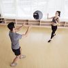 Day 1 Fitness Soft Wall Medicine Ball 12 Pounds