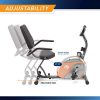 Marcy Recumbent Exercise Bike ME-709: Easy Access, 8 Resistance Levels, and Comfortable Design for Home Workouts