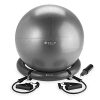 Gaiam Balance Ball, Base, Resistance Band Kit