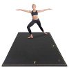 Gxmmat Large Yoga Mat Non-Slip 7’x5’x9mm, Thick Workout Mats