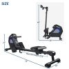 Merax Magnetic Rowing Machine Foldable Exercise Adjustable Resistance