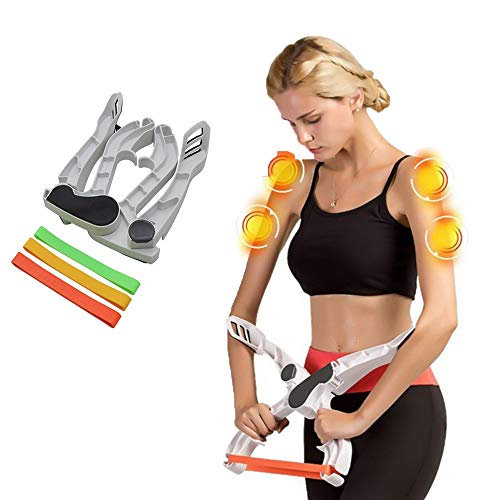 eDecor Arm Workout Machine with 3 Resistance Elastic Training Bands