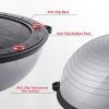 Exercise Ball, Balance Ball with Resistance Bands, Half Ball Balance Trainer