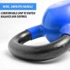 ZHERMAO 10lb Kettlebell Weights Vinyl Coated Kettle Bell