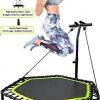 48" Foldable Mini Trampoline Fitness Rebounder