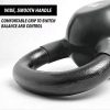 ZHERMAO 10lb Kettlebell Weights Vinyl Coated Kettle Bell