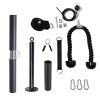Arm Strength Training with Loading Pin Tricep Strap Bar Cable Rope Machine