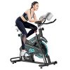 pooboo Magnetic Exercise Bike Belt Drive Indoor Cycling Bike